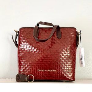 Dooney & Bourke Lilliana Bordeaux Leather Tote NWT